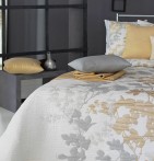 Plaid Barli jaune or Reig Marti - Blancollection