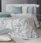 Couvre lit jacquard réversible Cordoba vert Reig Marti