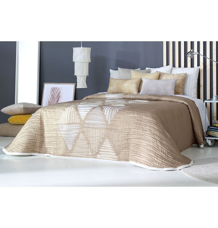Couvre lit jacquard réversible Lynch or Reig Marti - Blancollection
