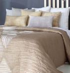 Coussin velours Darcy jaune or Reig Marti - Blancollection