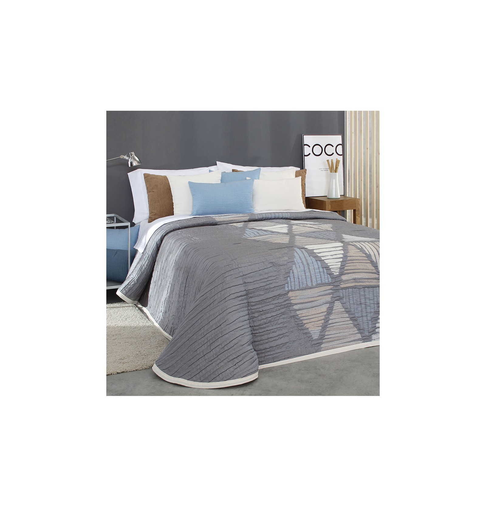 Couette Longue Lucena Cantos 300 G/m² - Taille XL 300x270 Cm, Fibre Creuse Siliconée, Microfibre Douce, Hiver Chaud - 6