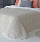Couvre lit jacquard Daryl lin Reig Marti - Blancollection