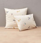 Parure de lit coton lavé Grandes vacances Sylvie Thiriez - Blancollection