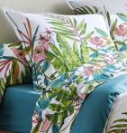 Taie d'oreiller Sumatra paon Tradilinge - Blancollection