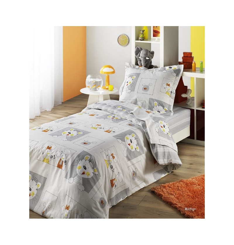 Drap housse enfant Mistigri La maison de Balmy