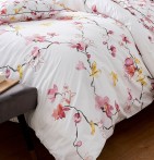 Parure de lit percale Elisa rose Tradilinge - Blancollection
