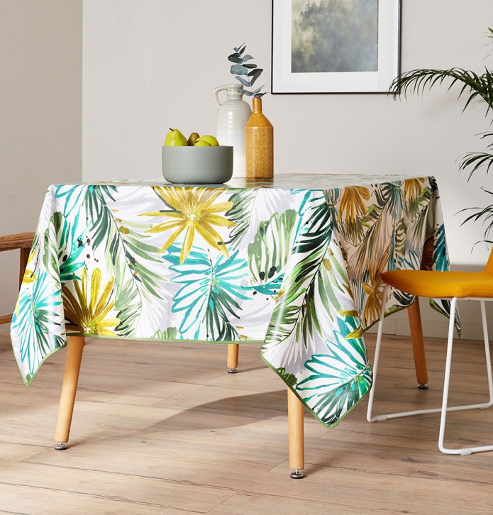 Nappe coton enduite PVC Oasis Nydel Nappe coton enduite PVC Oasis Nydel