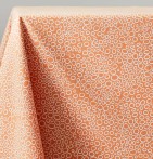 Nappe coton enduite Bulle safran Nydel - Blancollection