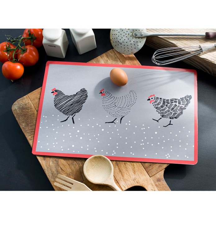 Lot de sets de table Chantecler Calitex - Blancollection