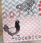 Lot de sets de table Cocorico Calitex - Blancollection