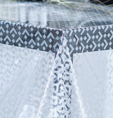 Nappe translucide Zillis blanc Calitex