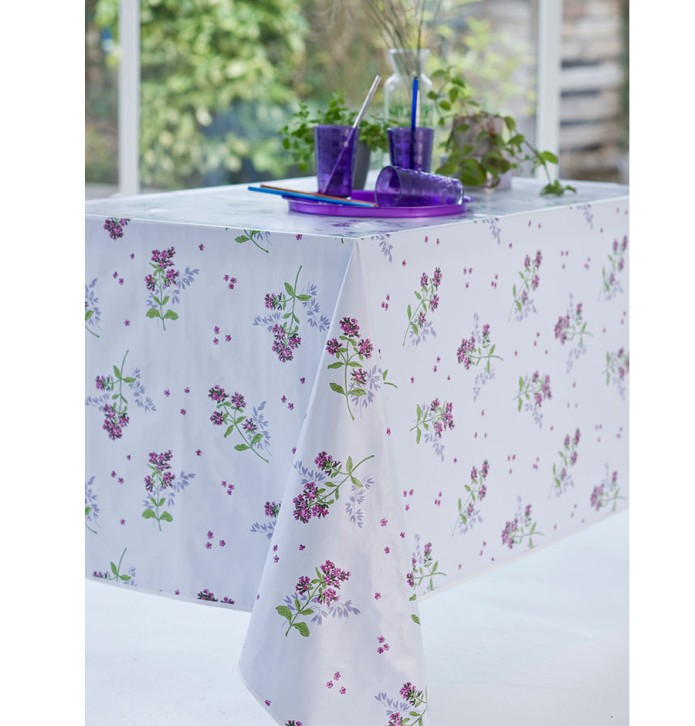 Nappe toile cirée Sureau Calitex - Blancollection