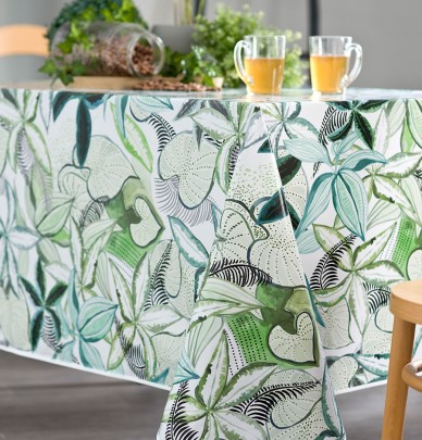 Nappe toile cirée Jungle Calitex