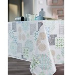 Nappe toile cirée Faïence Calitex - Blancollection
