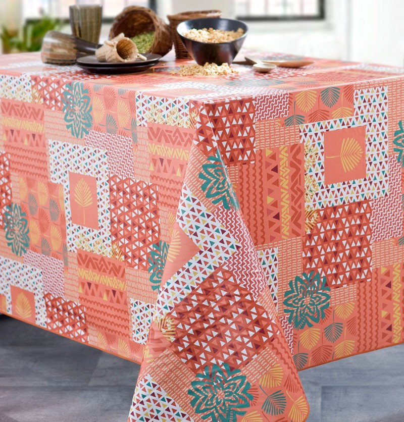 Nappe toile cirée Palm Ethnic Calitex