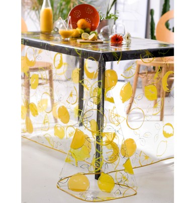 Nappe translucide Agrume Calitex