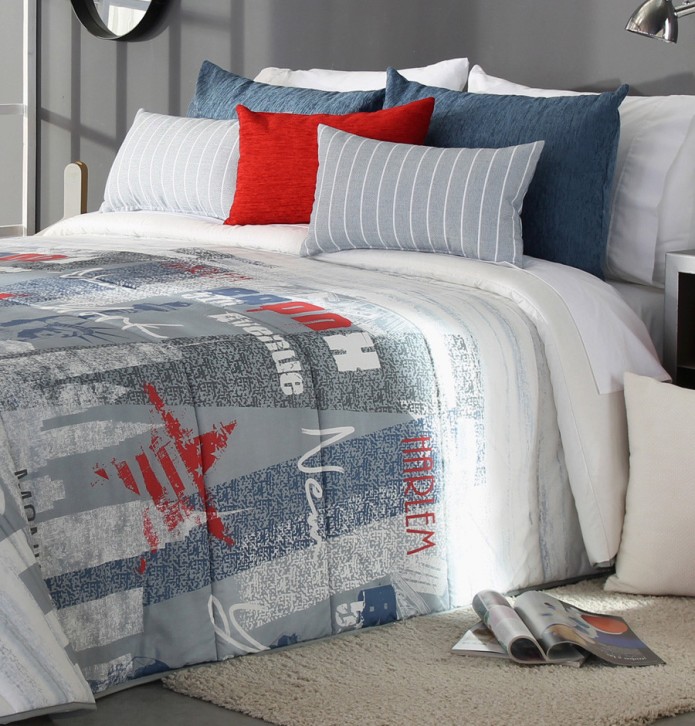Couvre lit matelassé enfant Avenue Reig Marti - Blancollection