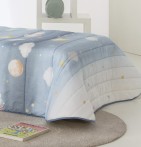 Couvre lit matelassé enfant Fuzzy Reig Marti - Blancollection