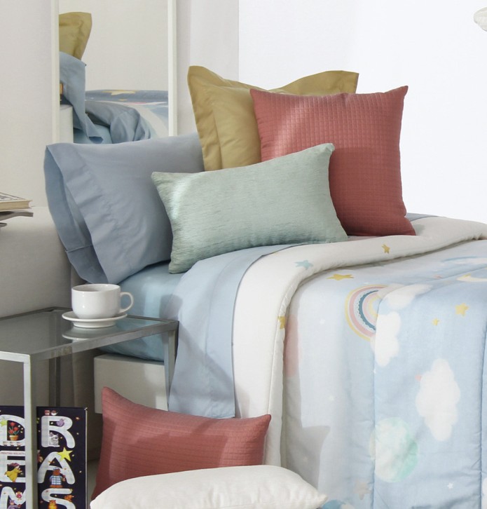 Couvre lit matelassé enfant Fuzzy Reig Marti - Blancollection