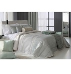 Chemin de lit velours Darcy vert Reig Marti - Blancollection