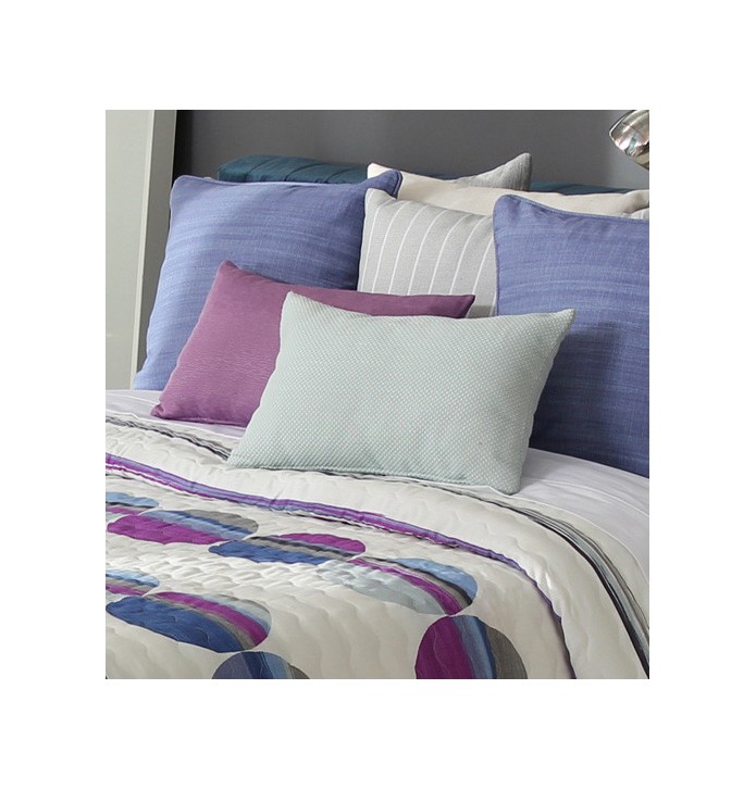 Coussin jacquard Tuenti bleu ciel Reig Marti - Blancollection