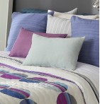 Coussin jacquard Tuenti bleu ciel Reig Marti - Blancollection