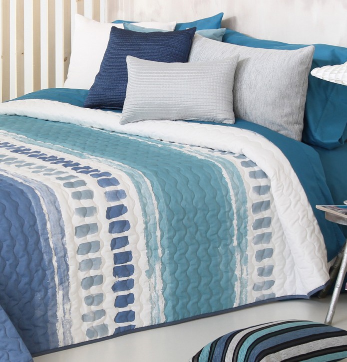 Housse coussin Barli marine Reig Marti - Blancollection