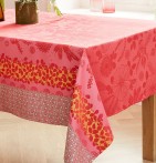 Nappe jacquard enduite Jardin d'été Nydel - Blancollection