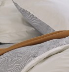 Housse de couette percale Amsterdam Sylvie Thiriez - Blancollection