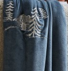 Plaid polaire Chalet d'alpage Sylvie Thiriez - Blancollection