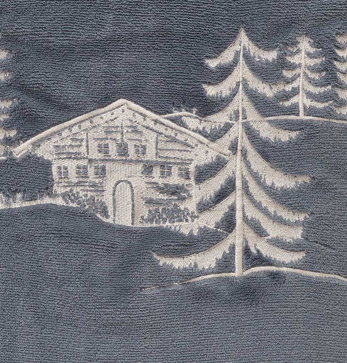 Plaid polaire Chalet d'alpage Sylvie Thiriez - Blancollection