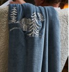 Plaid polaire Chalet d'alpage Sylvie Thiriez - Blancollection