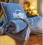 Plaid polaire Chalet d'alpage Sylvie Thiriez - Blancollection