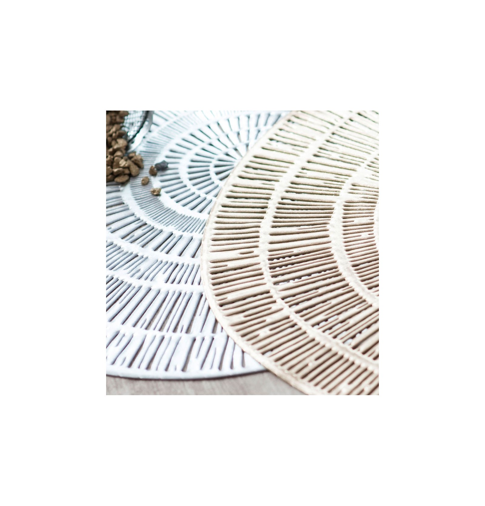 Set de table Forssio or ou argent Calitex