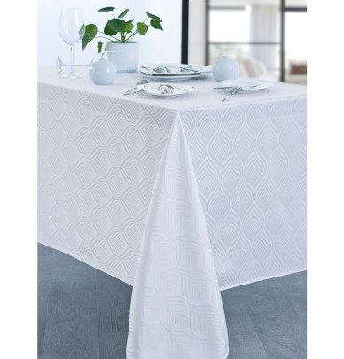 Nappe damassée polyester Luce Calitex