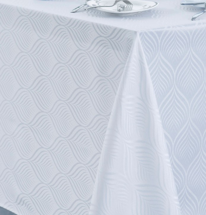 Nappe polyester Luce Calitex - Blancollection