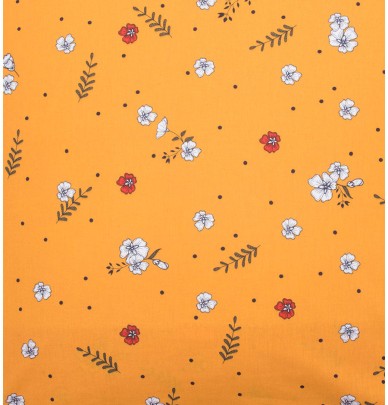 Drap housse Elixir orangé La maison de Balmy