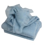 Plaid Mohair 320g/m² Ourson bleu