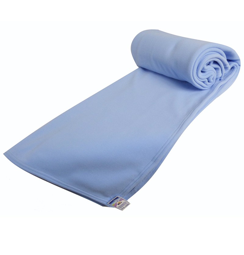 Couverture polaire Thermotec 600g/m² bleuet Ourson