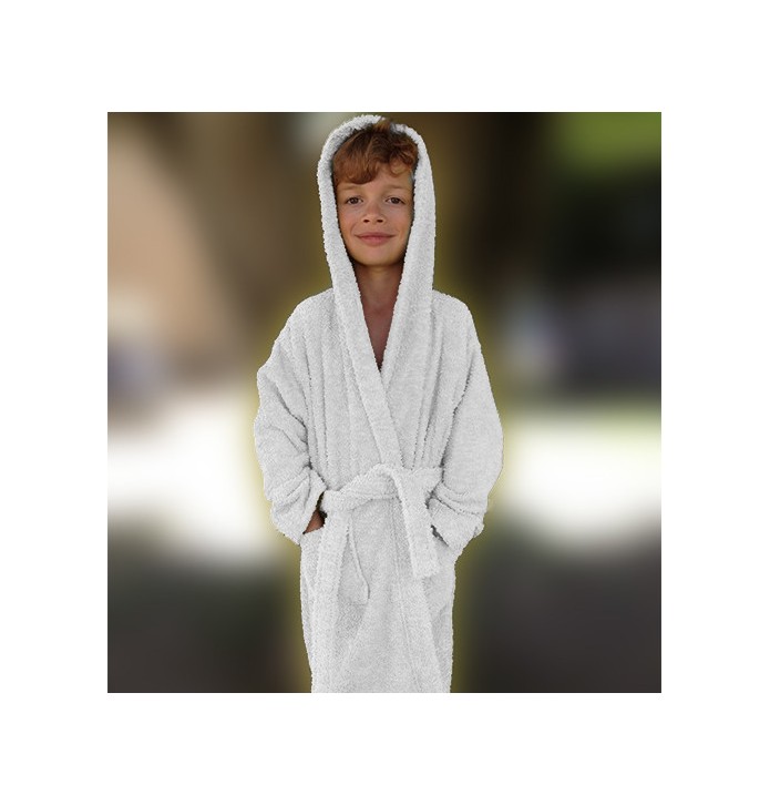 Peignoir enfant coton bio naturel Aquanatura