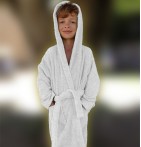 Peignoir enfant coton bio naturel Aquanatura