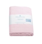 Housse de couette coton bio rose poudré Aquanatura