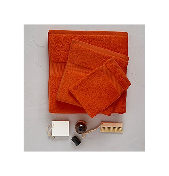 Drap de douche vermillon Sylvie Thiriez