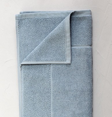 Tapis de bain coton peigné mer du nord 800g/m2 Sylvie Thiriez