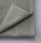 Tapis de bain coton peigné 800g/m2 vert vétiver Sylvie Thiriez - Blancollection