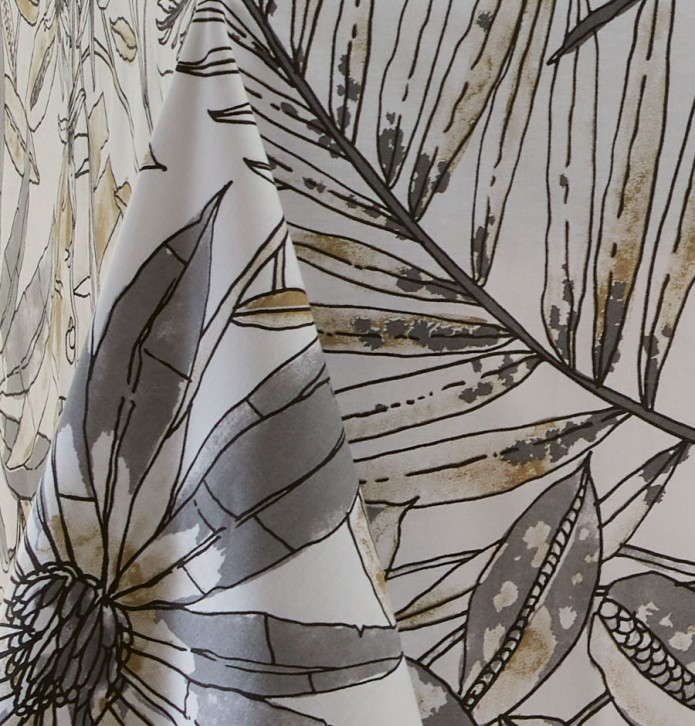 Nappe enduite Bahia fusain Tradilinge - Blancollection