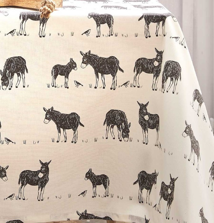 Nappe coton enduite Arsène Sylvie Thiriez - Blancollection