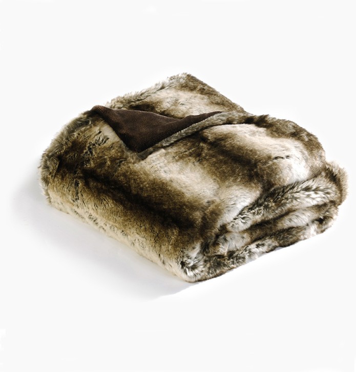 Plaid fourrure Nebraska marron Ourson Plaid fourrure Nebraska marron Ourson