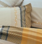Taie d'oreiller percale Marlow miel Tradilinge - Blancollection