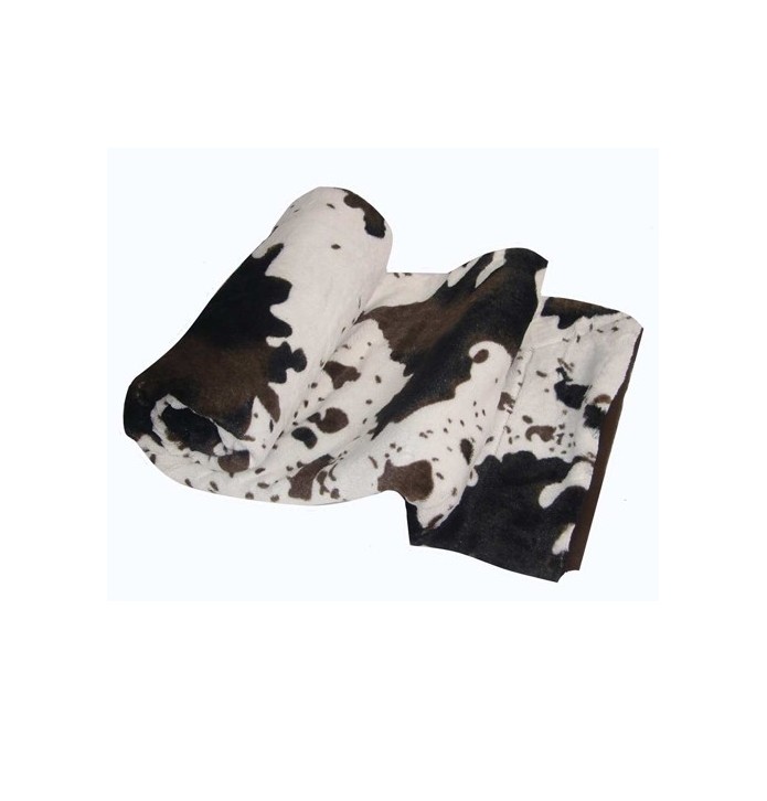 Plaid peau de vache Ourson Plaid peau de vache Ourson